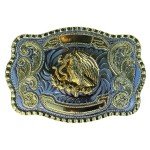 Mexican Emblem Western Belt Buckle - Large
