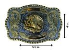 Mexican Emblem Western Belt Buckle - Large