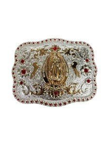 Vintage Virgin Mary Cowboy Belt Buckle