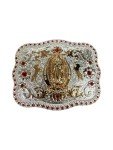 Vintage Virgin Mary Cowboy Belt Buckle