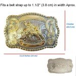 Vintage Cowboy Western Metal Belt Buckle for Men