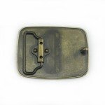 WesBuck Vintage Skull Metal Belt Buckle