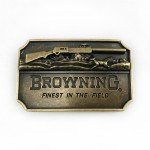 WesBuck Gun Metal Vintage Cowboy Belt Buckle