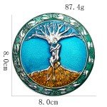 Vintage Tree of Life Western Belt Buckle