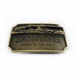 WesBuck Gun Metal Vintage Cowboy Belt Buckle