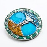 Vintage Tree of Life Western Belt Buckle