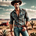 Vintage Western Flower & Snake Belt Buckle