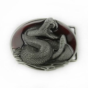 WesBuck Vintage Handmade Snake Belt Buckle
