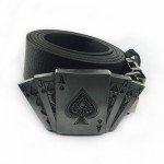 WesBuck Vintage Gamble Cards Belt Buckle