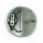 Round Blank Metal Vintage Belt Buckle - DIY Style