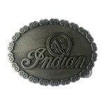Vintage Oval Indian Chain Edge Belt Buckle