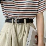 Vintage Carved Metal Belt Buckle for Jeans