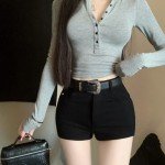 Vintage Carved Metal Belt Buckle for Jeans