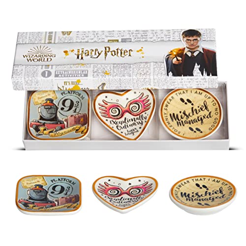 Harry Potter 3-Piece Trinket Tray Set