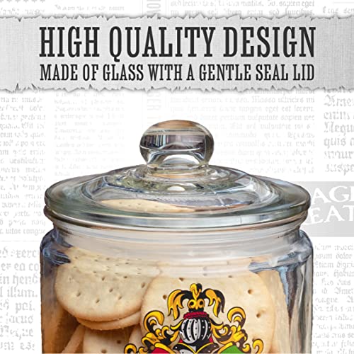 Hogwarts Glass Cookie Jar - Harry Potter Merchandise