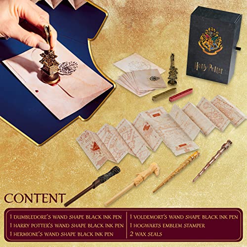 Harry Potter Writing Set with Wand and Seal