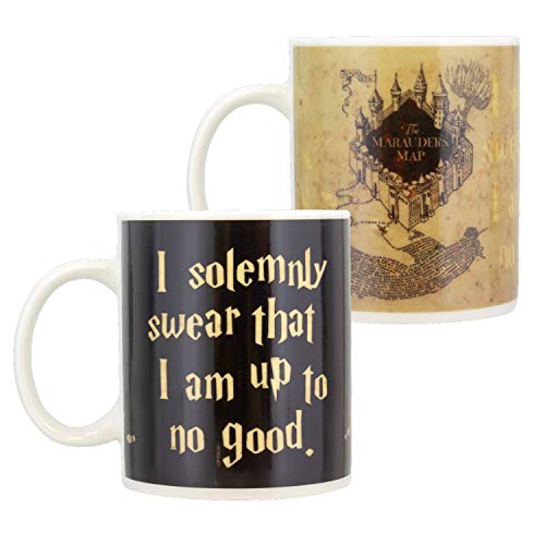 Marauders Map Color Changing Mug, Harry Potter