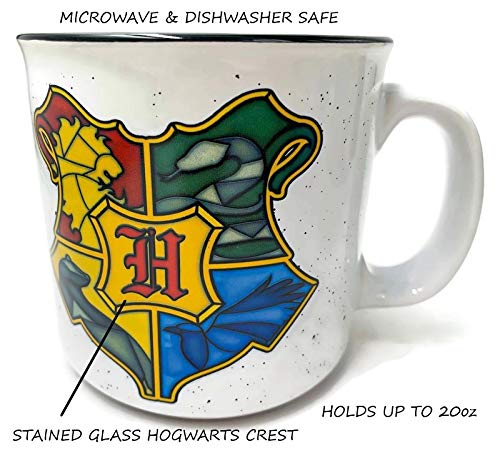 Harry Potter Hogwarts Crest Ceramic Mug, 20oz