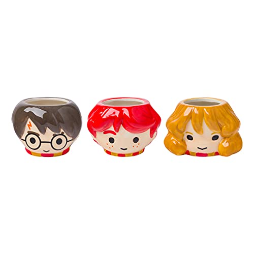 Harry Potter 3pc Mini 3D Ceramic Cup Set