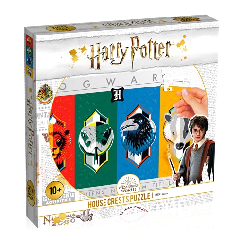 Harry Potter House Crests 500 Piece Jigsaw Puzzle
