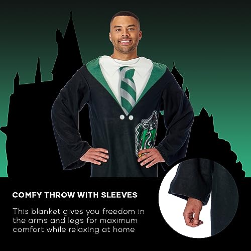 Slytherin Rules: Harry Potter Comfy Throw Blanket