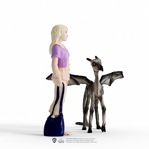 Luna Lovegood & Baby Thestral Collectible Figurines