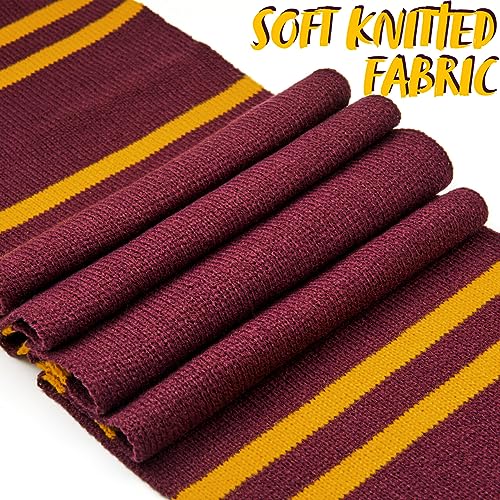 Harry Potter Striped Scarf: Halloween Cosplay Costume Accessory