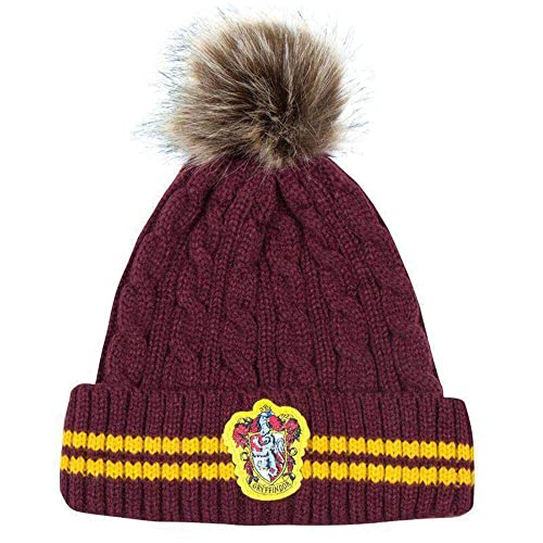 Harry Potter Gryffindor Pom Pom Beanie