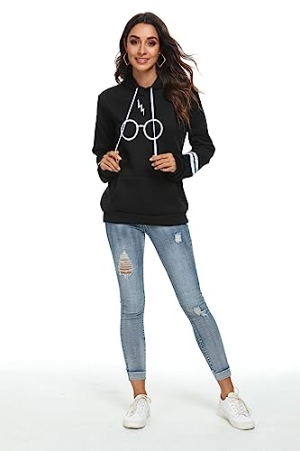 Harry Potter Glasses Hoodie for Women & Teens