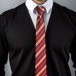Harry Potter Cosplay Tie - Red Satin, 53 inches