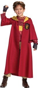 Gryffindor Deluxe Children's Quidditch Costume - Red/Gold (Size Small)