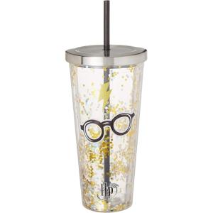 Harry Potter Glitter Tumbler with Straw - 20 oz