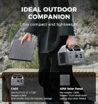 UDPOWER C400 Solar Generator Kit with 40W Solar Panel