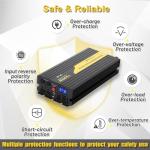 Miumoon 1500W Sump Pump Battery Backup System