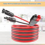 Kzfuli 6.6FT MC4 to Anderson Extension Cable