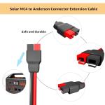 Kzfuli 6.6FT MC4 to Anderson Extension Cable