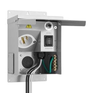 Briidea 15 Amp 120V Manual Transfer Switch