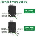 Wengart 20Amp GFCI Outlet for Generators (2-Pack)