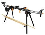 WEN Collapsible Rolling Miter Saw Stand with Outlets