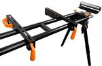 WEN Collapsible Rolling Miter Saw Stand with Outlets