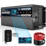 ROARBATT 4000W Pure Sine Wave Inverter with Remote