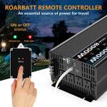 ROARBATT 4000W Pure Sine Wave Inverter with Remote