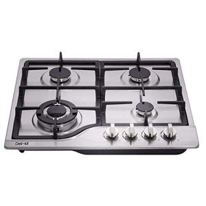 Deli-kit® 24" Dual Fuel Gas Cooktop with 4 Burners
