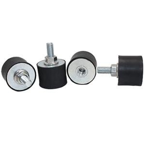 M8 Rubber Motor Mounts with LockNuts - 4 Pack