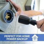 DuroMax Heavy Duty 30-Amp Generator Cord, 25-Foot