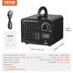 VEVOR 24000mg/h Ozone Generator for Rooms & Cars