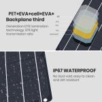 FlexSolar 6W Mini USB Waterproof Solar Panel Kit