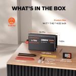LiTime 2000W Pure Sine Wave Inverter with Remote