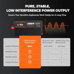 LiTime 2000W Pure Sine Wave Inverter with Remote