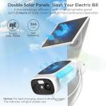 2K Wireless Solar Security Cameras with Night Vision